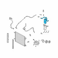 OEM 2009 Ford F-250 Super Duty Drier Diagram - 8C3Z-19C836-D