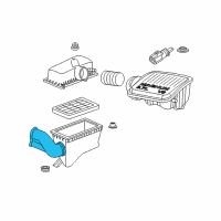 OEM Ram Dakota Air Cleaner Duct Diagram - 53034124AA