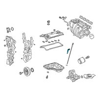 OEM 2022 Lexus UX200 Guide Oil Level Gag Diagram - 11452-24020