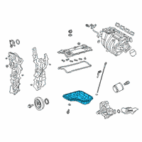 OEM 2022 Lexus UX250h Pan Sub-Assembly, Oil, N Diagram - 12102-24020