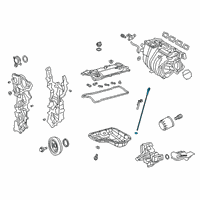 OEM 2021 Lexus UX200 Gage Sub-Assembly Oil L Diagram - 15301-24020