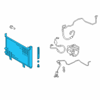 OEM 2008 Toyota Camry Condenser Diagram - 88460-33120