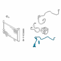 OEM 2009 Toyota Camry Liquid Line Diagram - 88710-06280