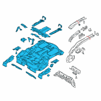 OEM 2015 Ford C-Max Rear Floor Pan Diagram - FV6Z-5811215-A