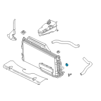 OEM 2000 Chrysler 300M Clamp Radiator Diagram - 6505602AA