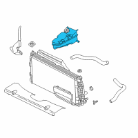 OEM Chrysler 300M Bottle-PRESSURIZED COOLANT Diagram - 4758269AC