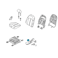 OEM Kia Switch Assembly-LUMBAR Support, LH Diagram - 88194D4010