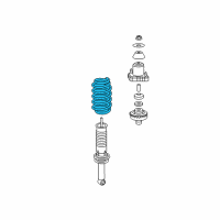 OEM 2009 Dodge Avenger Rear Coil Spring Diagram - 5272662AE