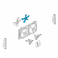 OEM 2004 Nissan Sentra Fan-Motor Diagram - 21486-9E000