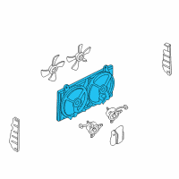 OEM Nissan Altima SHROUD Assembly Diagram - 21483-0Z000