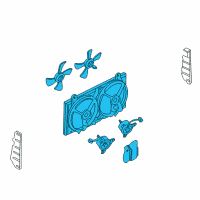OEM Nissan Altima Motor Assy-Fan & Shroud Diagram - 21481-0Z801