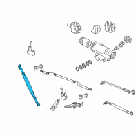 OEM 1996 Dodge B3500 Tie Rod-Steering Diagram - 5189958AA