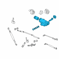 OEM Dodge B350 Power Steering Gear Diagram - 52039231AC