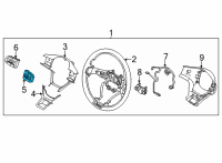 OEM 2021 Kia K5 Switch Assembly-STRG Rem Diagram - 96720L2160