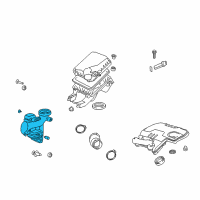 OEM Saturn Aura Duct, Rear Intake Air(W/Resonator) Diagram - 25847919