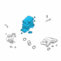 OEM Chevrolet Malibu Air Cleaner Body Diagram - 25842735