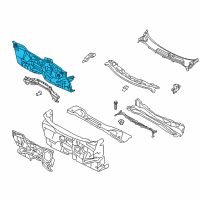 OEM Ford Dash Panel Diagram - AE8Z-5401610-A