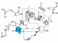 OEM Hyundai Kona Protector-Heat Diagram - 28526-2M800