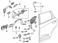OEM Acura MDX BOLT FLANGE (M8X50) Diagram - 90106-TJB-A00
