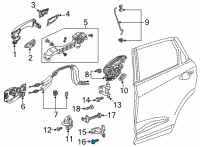 OEM 2019 Acura RDX BOLT FLANGE (M8X50) Diagram - 90106-TJB-A00