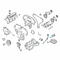 OEM Infiniti G35 Engine Oil Dipstick Diagram - 11140-AC70A