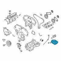OEM 2003 Infiniti FX35 Oil Pan Assembly Lower Diagram - 11110-4P110