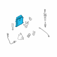 OEM Kia Forte Engine Ecm Control Module Diagram - 391022G321