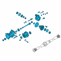 OEM 2019 Nissan Murano Final Drive Assy-Rear Diagram - 38300-4BF0A