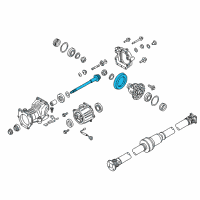 OEM 2013 Nissan Murano Gear Set-Final Drive Diagram - 38100-CA00E