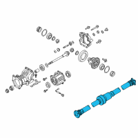 OEM 2017 Nissan Rogue Sport Propeller Shaft Assy Diagram - 37000-6MA0A