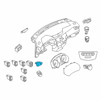 OEM 2017 Nissan Maxima Switch Assy-Hazard Diagram - 25290-4BA0A