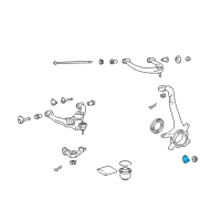 OEM 2020 Lexus GX460 Cam, CAMBER Adjust Diagram - 48198-60021