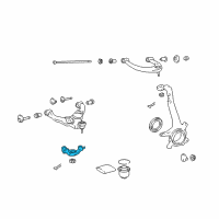 OEM Front Lower Ball Joint Attachment, Right Diagram - 48625-60010