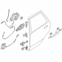OEM 2017 BMW X6 Operating Rod, Door Rear Left Diagram - 51-22-7-324-237