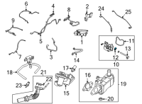 OEM 2019 Ford Transit Connect PCV Valve Diagram - 8S4Z-6A666-A