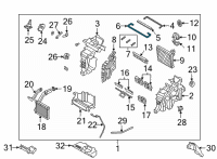 OEM 2021 Kia Sorento Seal-Duct NO1 Diagram - 97245P2000