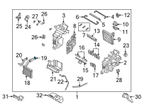 OEM Hyundai Tucson Seal Diagram - 97178-L1000