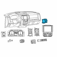 OEM 2016 Ram 1500 Switch-Ignition Diagram - 6CK46DX9AC