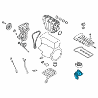 OEM 2019 Kia Rio Body Assembly-Throttle Diagram - 351002B300
