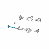 OEM 1997 Oldsmobile Bravada Shaft, Rear Axle Diagram - 26033364