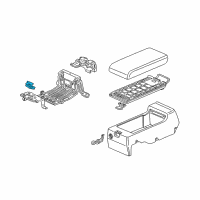 OEM 2001 Acura CL Lock, Slider Diagram - 83456-S3M-A01