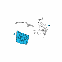 OEM 2009 Scion tC Quarter Trim Panel Diagram - 62520-21010-B1