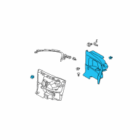 OEM 2010 Scion tC Quarter Trim Panel Diagram - 62510-21010-B1