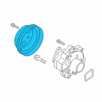 OEM Toyota Pulley Diagram - 16173-WB001