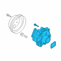 OEM 2016 Scion iA Water Pump Assembly Diagram - 16100-WB002