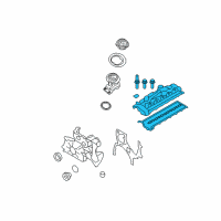 OEM BMW X5 Cylinder Head Cover Diagram - 11-12-7-809-860