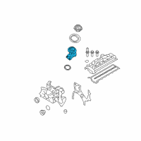 OEM 2012 BMW X5 Oil Filler Neck Diagram - 11-12-7-801-697