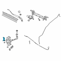 OEM Toyota Yaris Washer Pump Diagram - 85330-WB002