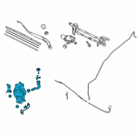 OEM Toyota Yaris Washer Reservoir Diagram - 85310-WB007