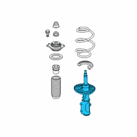 OEM 2017 Buick Envision Strut Diagram - 23161126